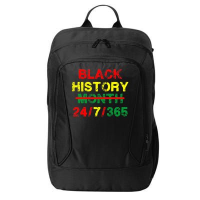 Black History Month 24/7/365 African Melanin City Backpack