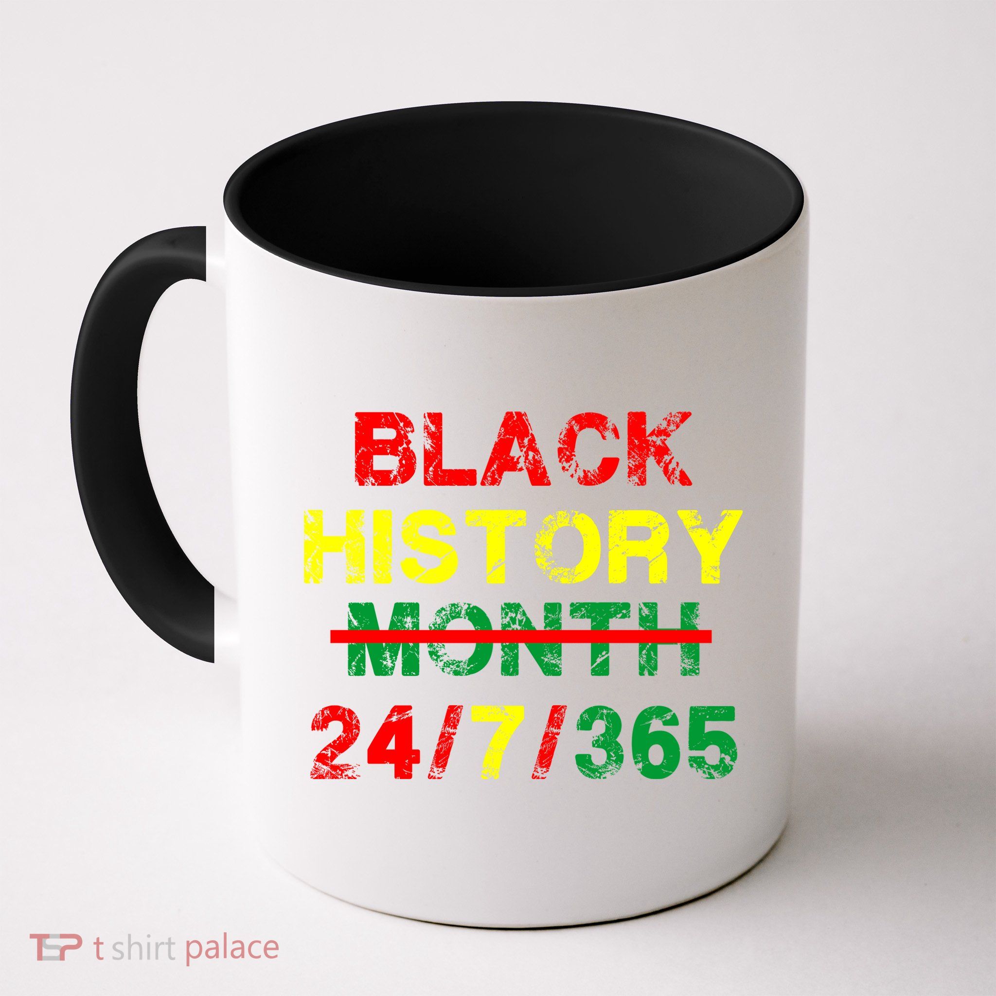 Black History Month 24/7/365 African Melanin Mug
