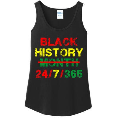 Black History Month 24/7/365 African Melanin Ladies Essential Tank