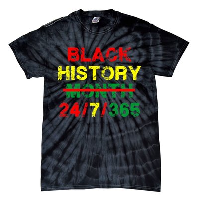 Black History Month 24/7/365 African Melanin Tie-Dye T-Shirt