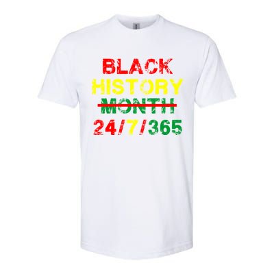 Black History Month 24/7/365 African Melanin Softstyle® CVC T-Shirt