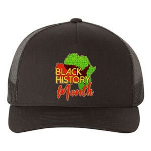 Black History Month Africa Yupoong Adult 5-Panel Trucker Hat