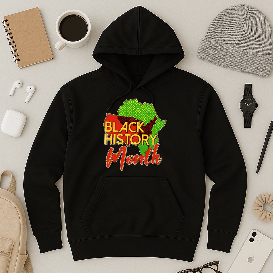 Black History Month Africa Hoodie