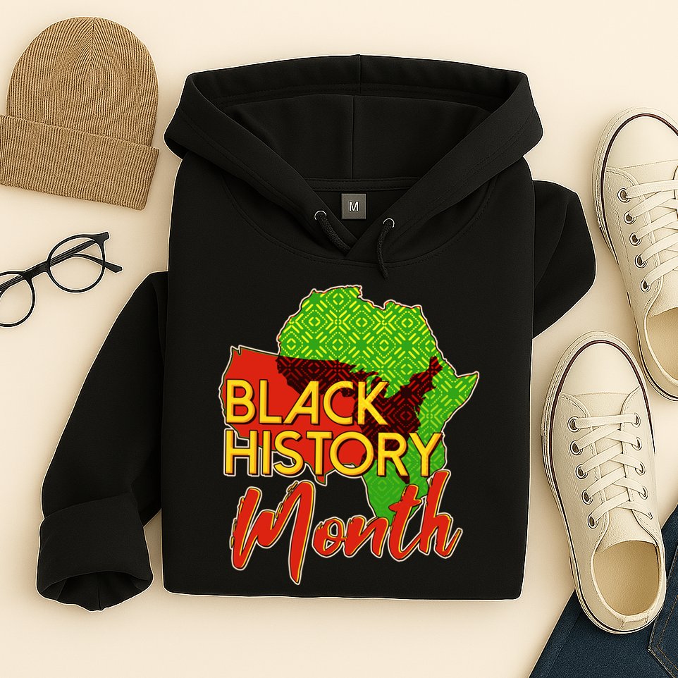 Black History Month Africa Hoodie