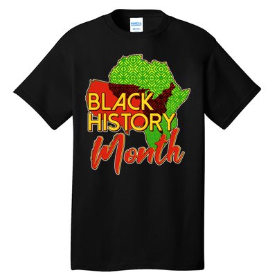 Black History Month Africa Tall T-Shirt