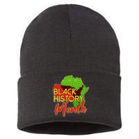 Black History Month Africa Sustainable Knit Beanie