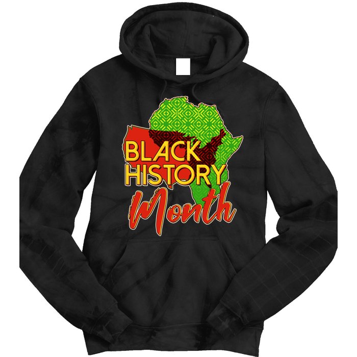 Black History Month Africa Tie Dye Hoodie