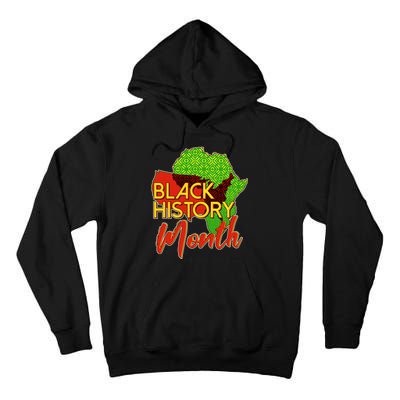 Black History Month Africa Tall Hoodie