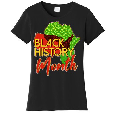 Black History Month Africa Women's T-Shirt