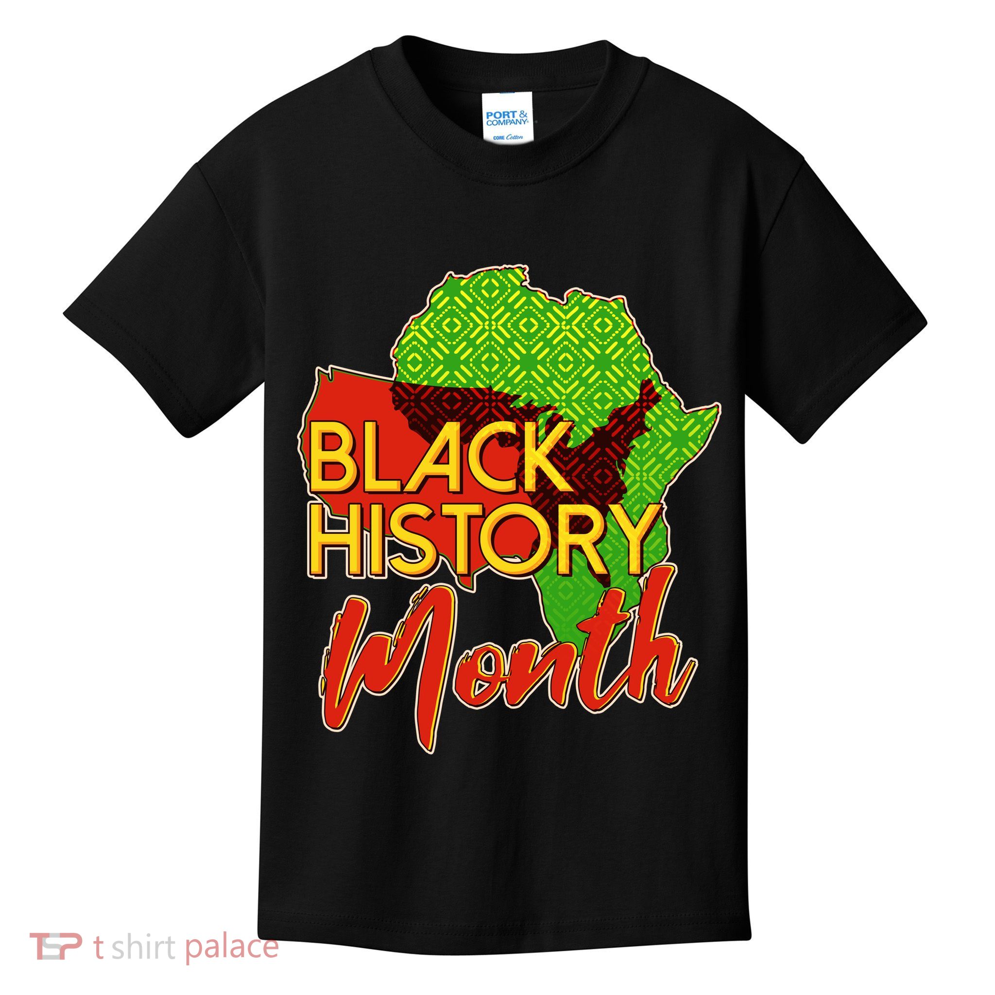 Black History Month Africa Kids T-Shirt