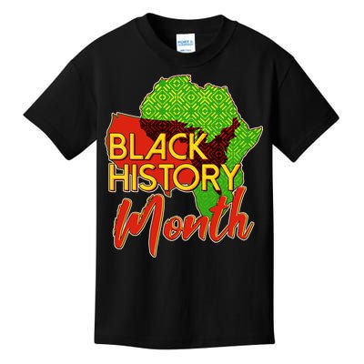 Black History Month Africa Kids T-Shirt