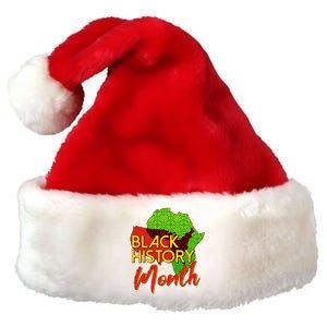 Black History Month Africa Premium Christmas Santa Hat