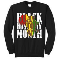 Black History Month Africa Paint Splat Sweatshirt