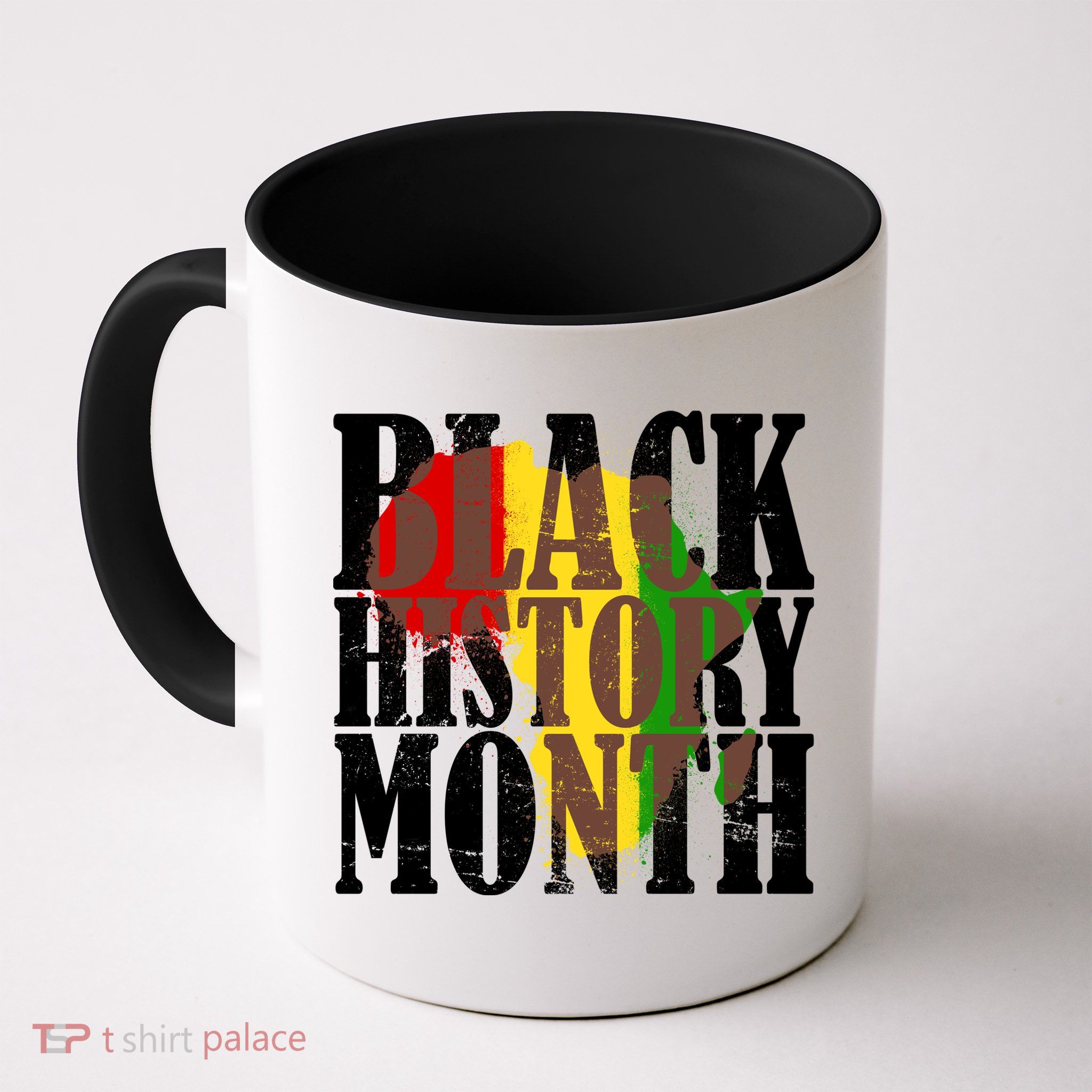 Black History Month Africa Paint Splat Mug