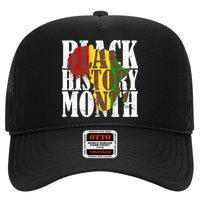 Black History Month Africa Paint Splat Trucker Hat