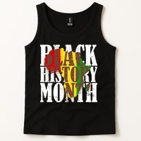 Black History Month Africa Paint Splat Tank Top