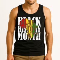 Black History Month Africa Paint Splat Tank Top