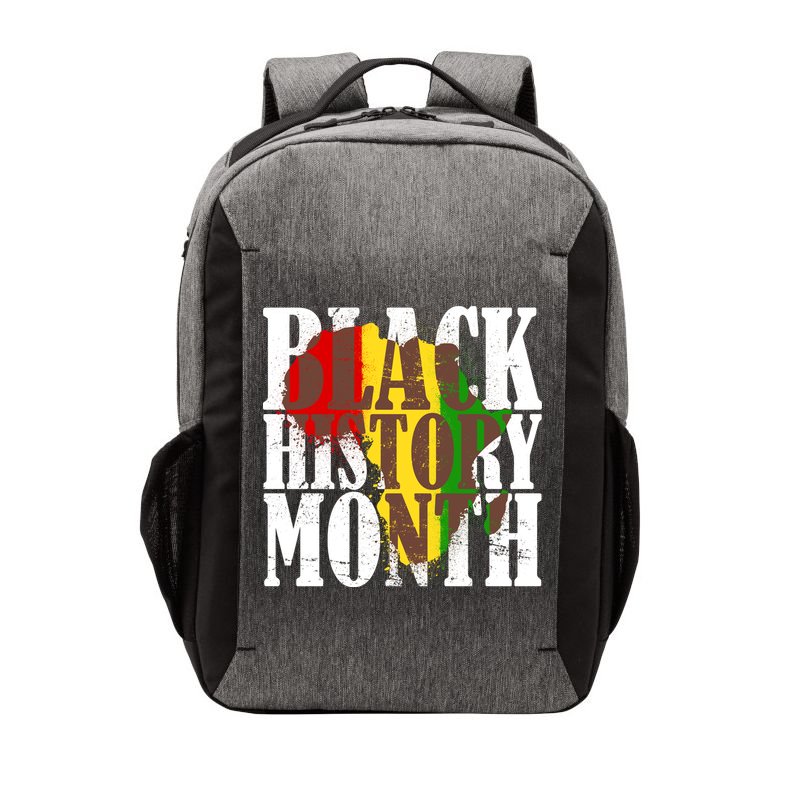 Black History Month Africa Paint Splat Vector Backpack