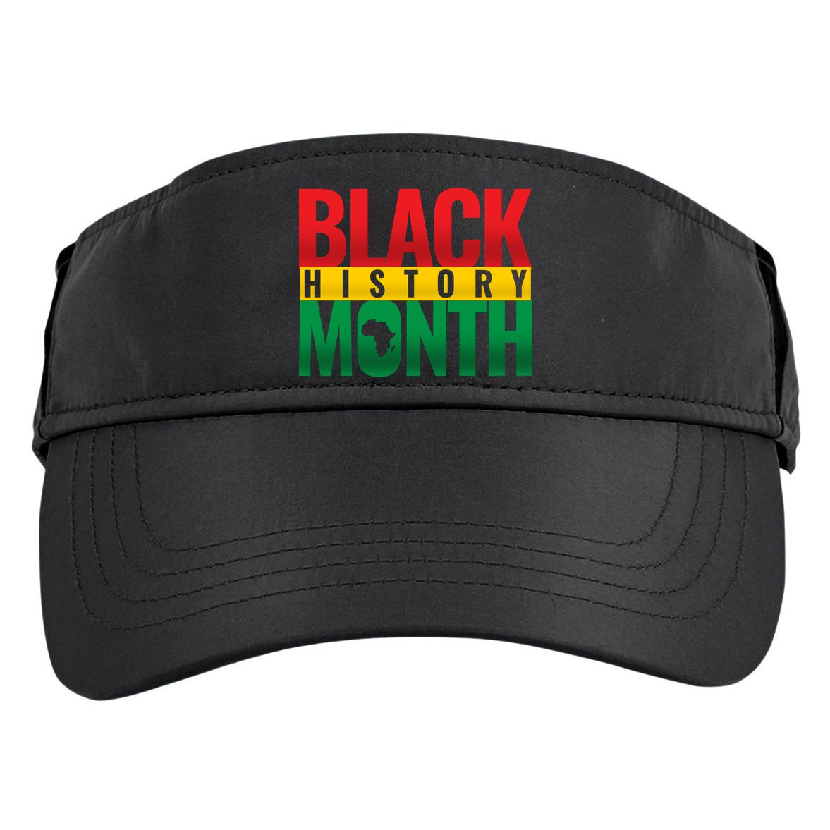 Black History Month African design Adult Drive Performance Visor