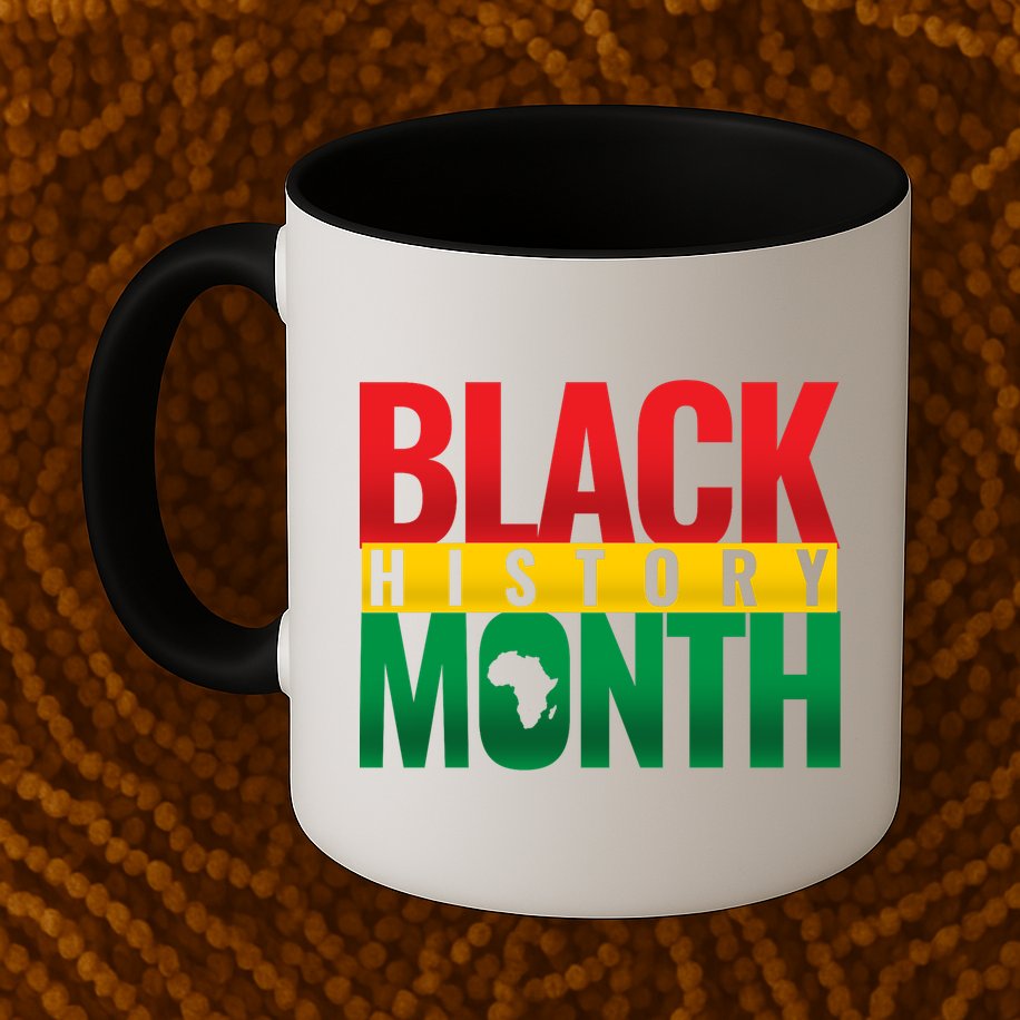 Black History Month African design Mug