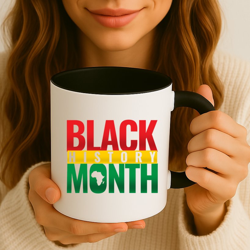 Black History Month African design Mug