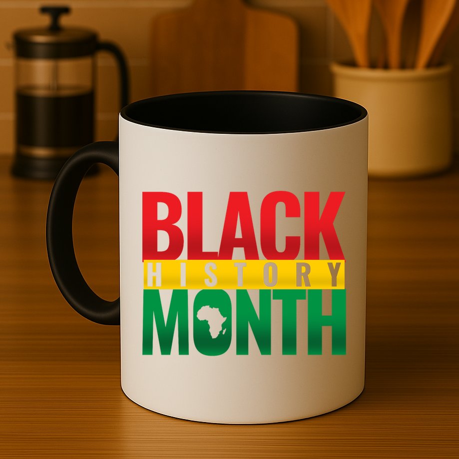 Black History Month African design Mug