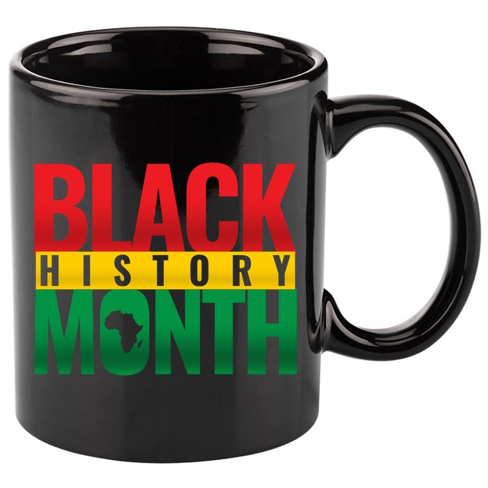 Black History Month African design 11oz C Handle Ceramic Mug