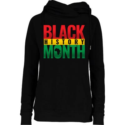 Black History Month African design Womens Funnel Neck Pullover Hood