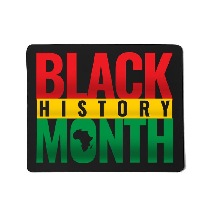 Black History Month African design Mousepad