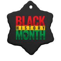 Black History Month African design Ceramic Star Ornament