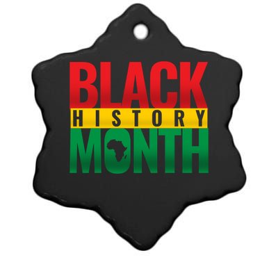 Black History Month African design Ceramic Star Ornament