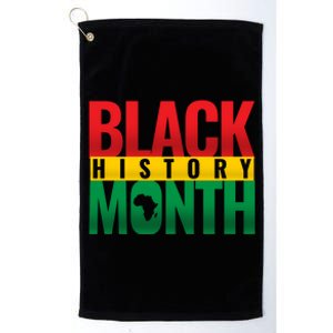 Black History Month African design Platinum Collection Golf Towel