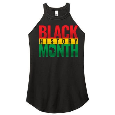 Black History Month African design Women’s Perfect Tri Rocker Tank