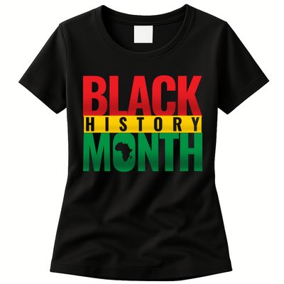 Black History Month African design Womens T-Shirt