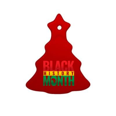 Black History Month African design Ceramic Tree Ornament