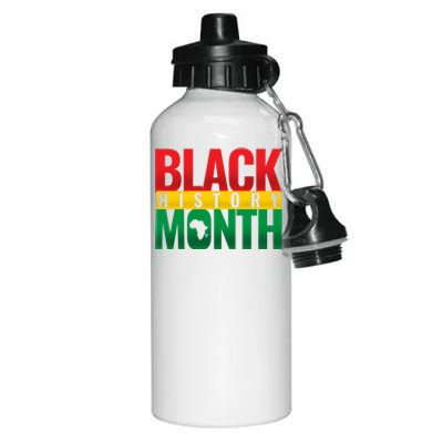 Black History Month African design Aluminum Water Bottle