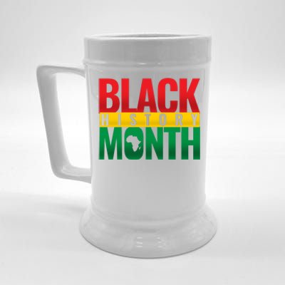 Black History Month African design Beer Stein