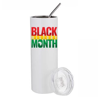 Black History Month African design Stainless Steel Tumbler