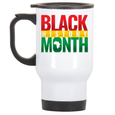 Black History Month African design Stainless Steel Travel Mug