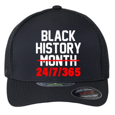 Black History Month All Year Flexfit Unipanel Trucker Cap