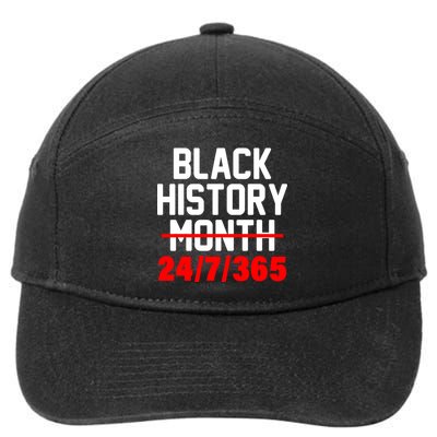 Black History Month All Year 7-Panel Snapback Hat