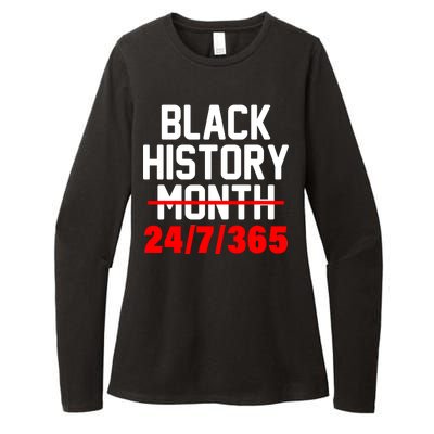 Black History Month All Year Womens CVC Long Sleeve Shirt