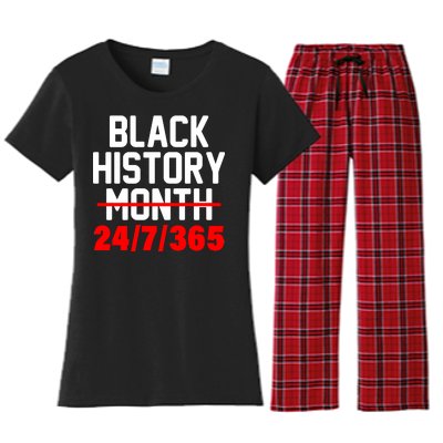 Black History Month All Year Women's Flannel Pajama Set