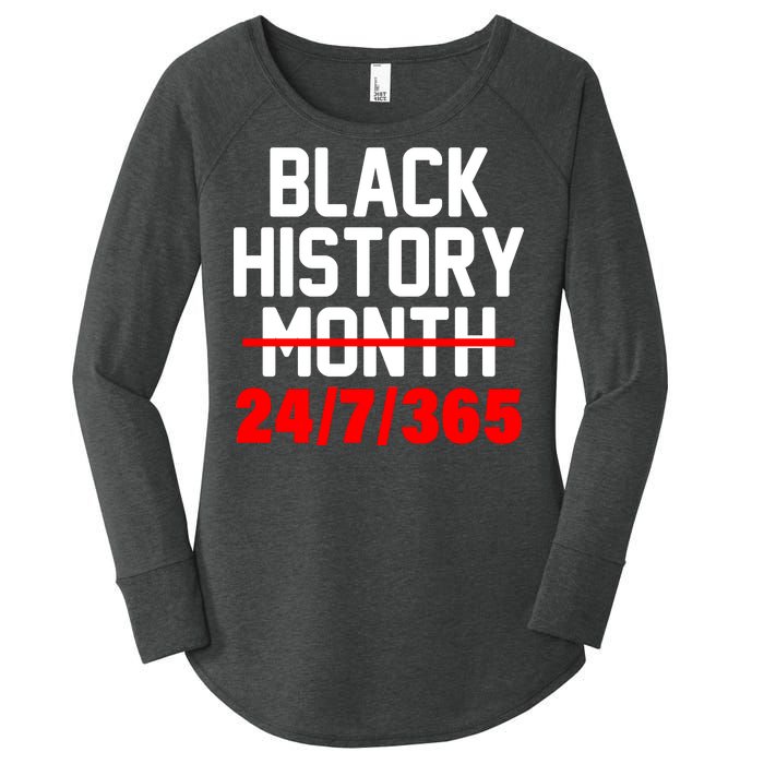 Black History Month All Year Women's Perfect Tri Tunic Long Sleeve Shirt