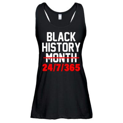 Black History Month All Year Ladies Essential Flowy Tank