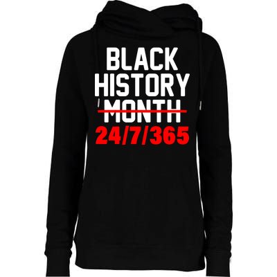 Black History Month All Year Womens Funnel Neck Pullover Hood