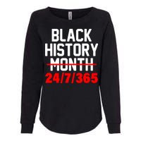 Black History Month All Year Womens California Wash Sweatshirt