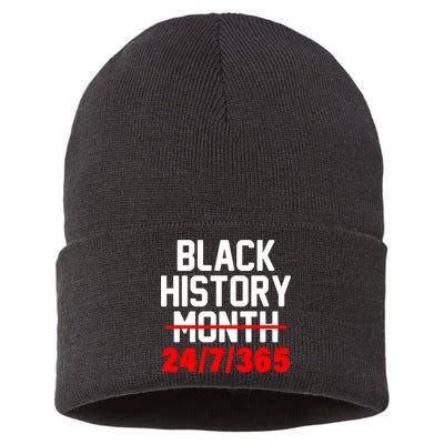 Black History Month All Year Sustainable Knit Beanie