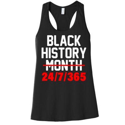 Black History Month All Year Women's Racerback Tank