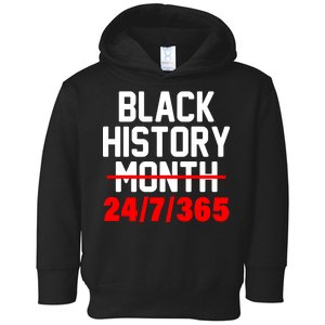 Black History Month All Year Toddler Hoodie